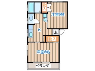 ファミール名取50の物件間取画像